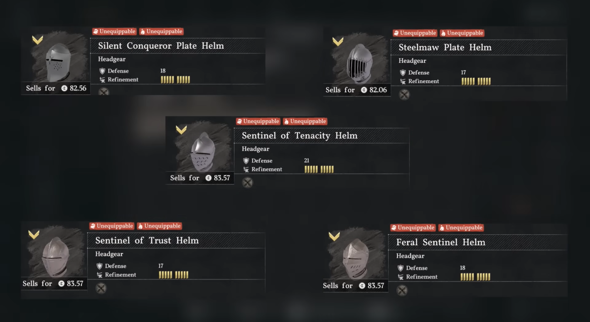 All new armor and headgear in Crimson Desert