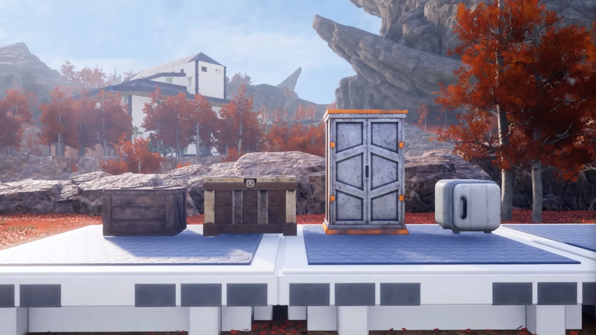 Different chest types for storage organisation in Palworld